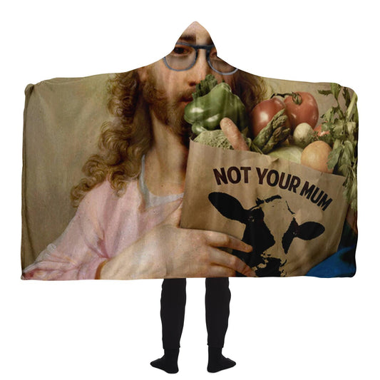 New Religion Hooded Blanket