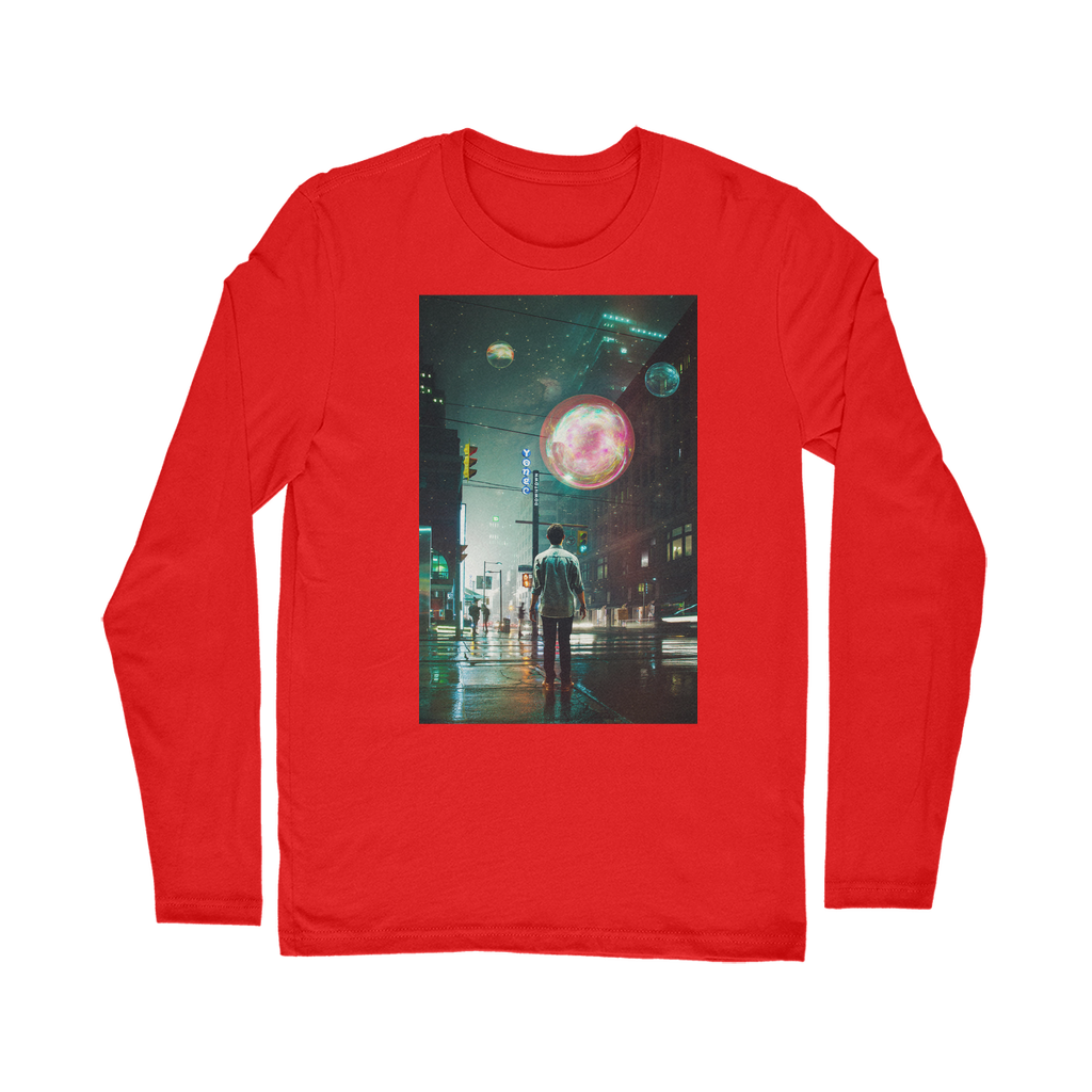 VIRGIN TEEZ Long sleeves T-shirt Red / Unisex / S All Of A Sudden Classic Long Sleeve T-Shirt