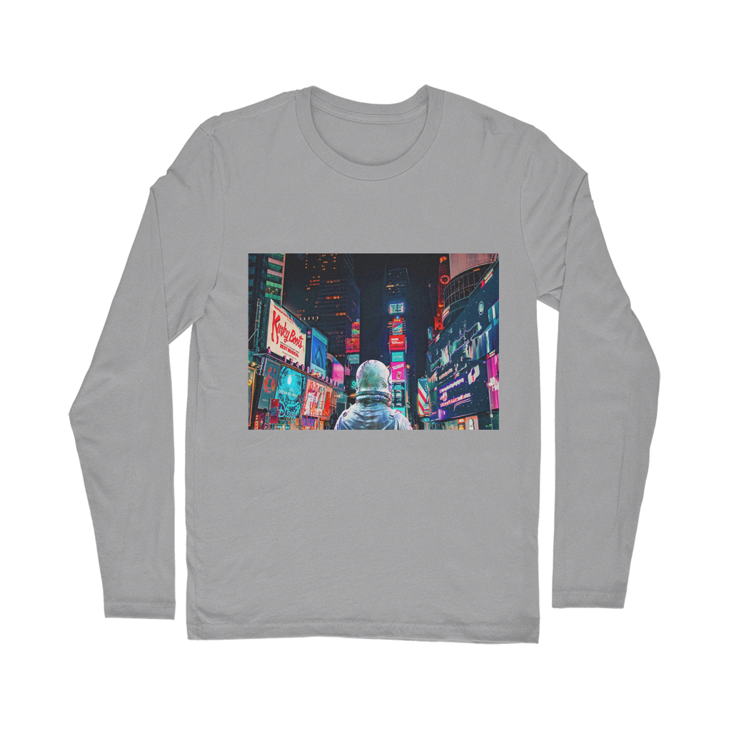 VIRGIN TEEZ Long sleeves T-shirt Light Grey / Unisex / S Another Night Classic Long Sleeve T-Shirt