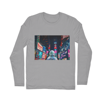 VIRGIN TEEZ Long sleeves T-shirt Light Grey / Unisex / S Another Night Classic Long Sleeve T-Shirt