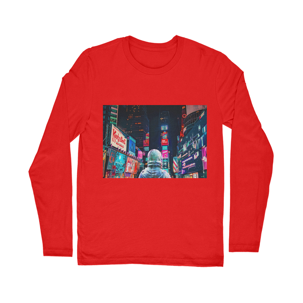 VIRGIN TEEZ Long sleeves T-shirt Red / Unisex / S Another Night Classic Long Sleeve T-Shirt