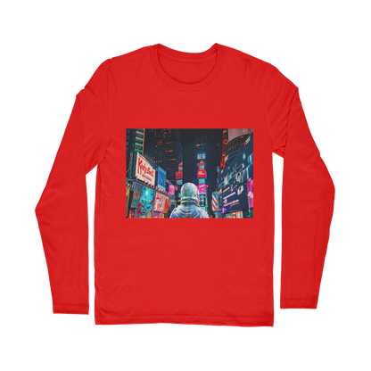 VIRGIN TEEZ Long sleeves T-shirt Red / Unisex / S Another Night Classic Long Sleeve T-Shirt