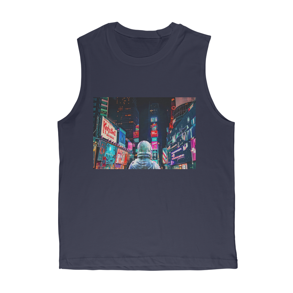 VIRGIN TEEZ Tank Top Navy / Unisex / S Another Night Premium Adult Muscle Top