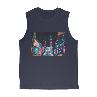 VIRGIN TEEZ Tank Top Navy / Unisex / S Another Night Premium Adult Muscle Top