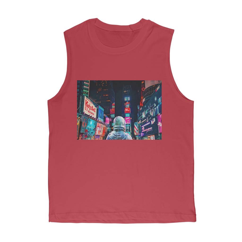 VIRGIN TEEZ Tank Top Red / Unisex / S Another Night Premium Adult Muscle Top