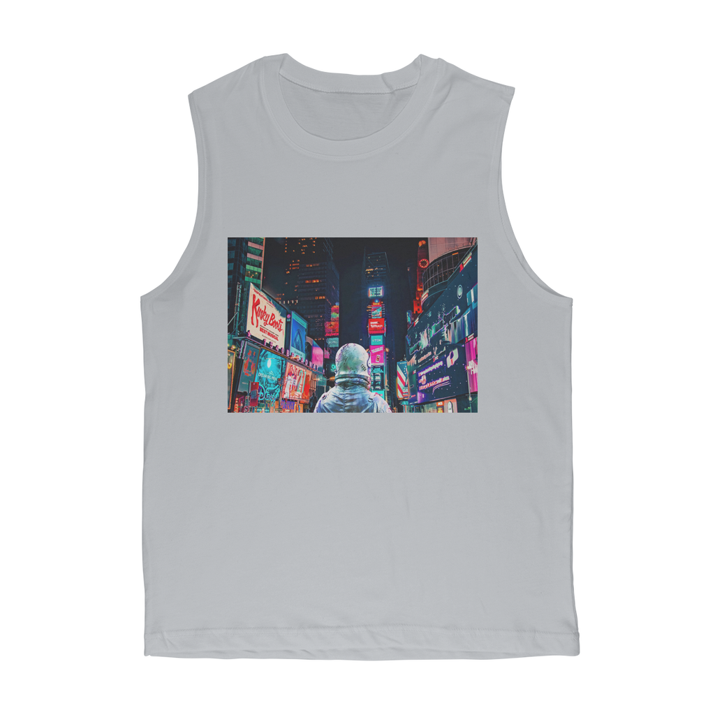 VIRGIN TEEZ Tank Top Light Grey / Unisex / S Another Night Premium Adult Muscle Top