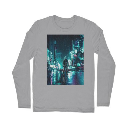 VIRGIN TEEZ Long sleeves T-shirt Light Grey / Unisex / S Another Rainy Night Classic Long Sleeve T-Shirt