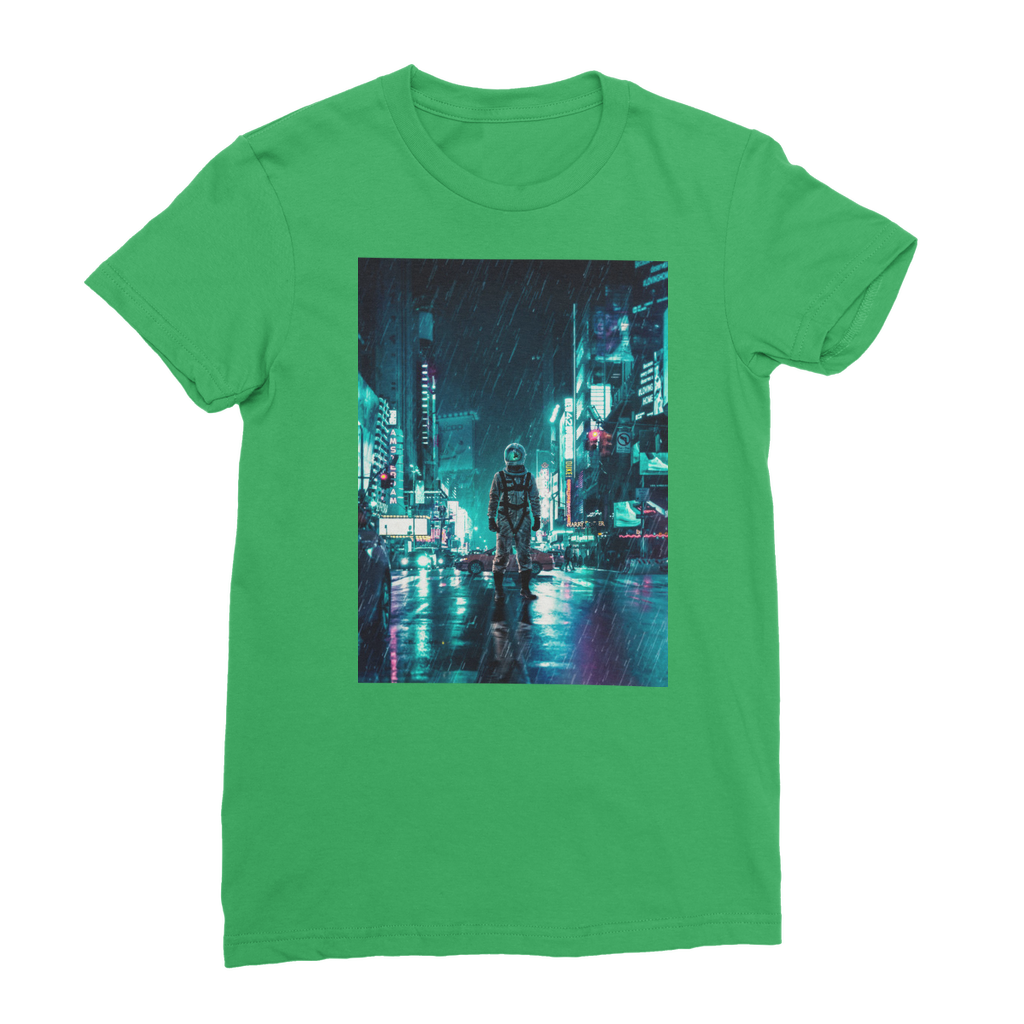 VIRGIN TEEZ Women T-Shirt Irish Green / Female / S Another Rainy Night Classic Women's T-Shirt