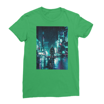 VIRGIN TEEZ Women T-Shirt Irish Green / Female / S Another Rainy Night Classic Women's T-Shirt