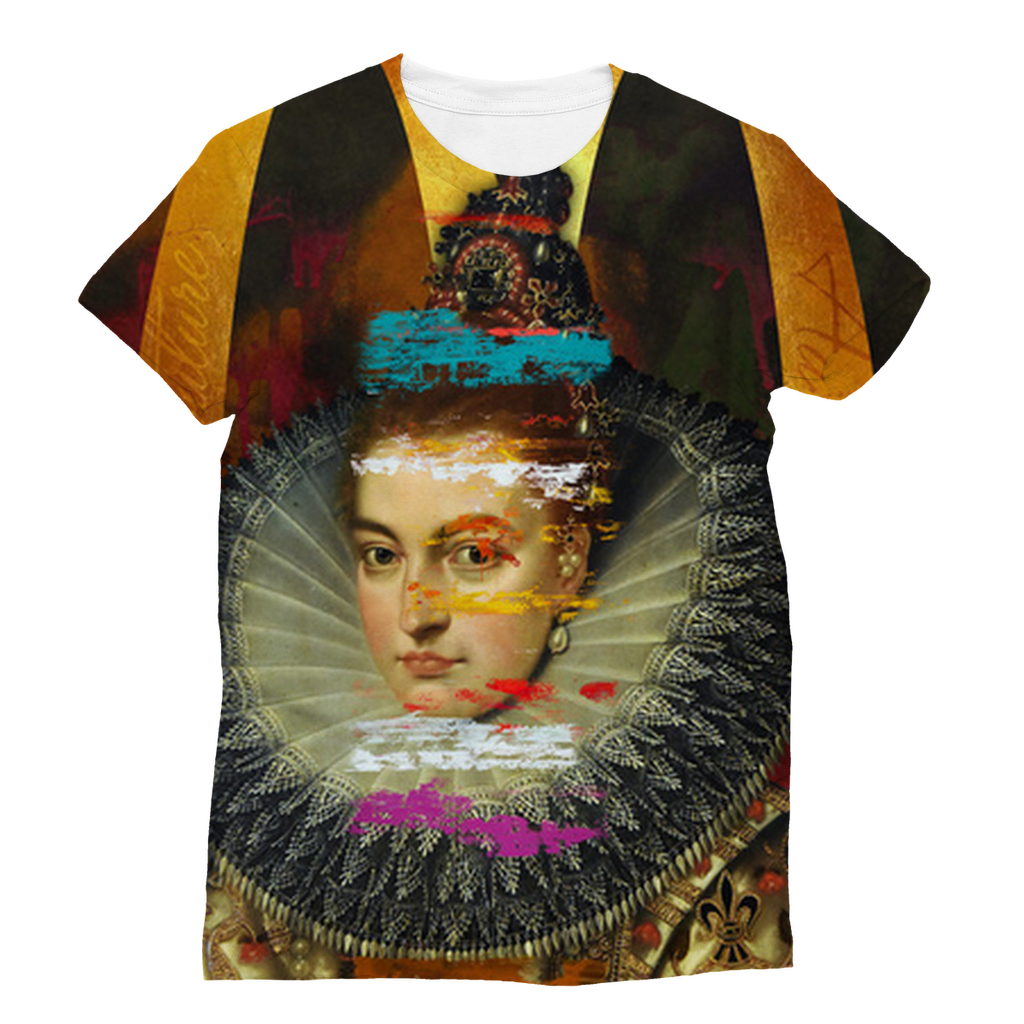 VIRGIN TEEZ Sublimation Women's T-Shirt XS Au Couture Classic Sublimation Women's T-Shirt