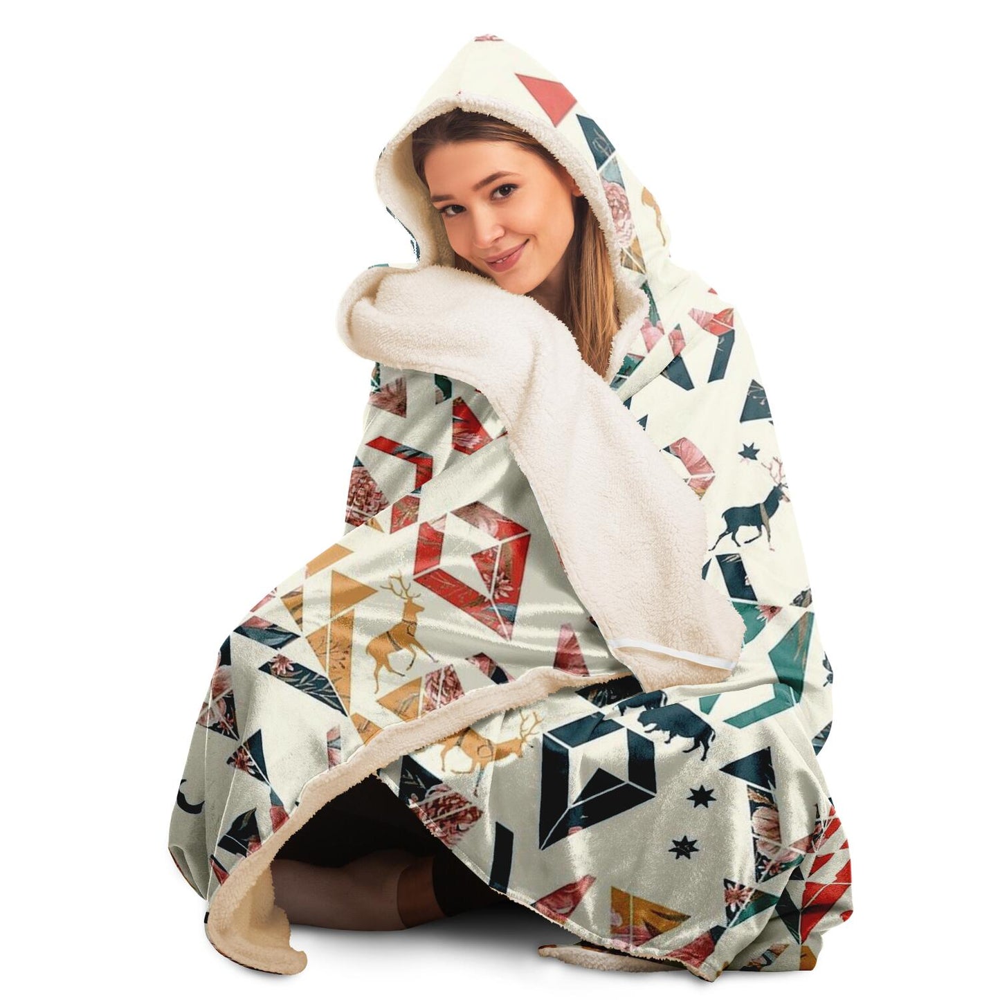 Spring Hooded Blanket