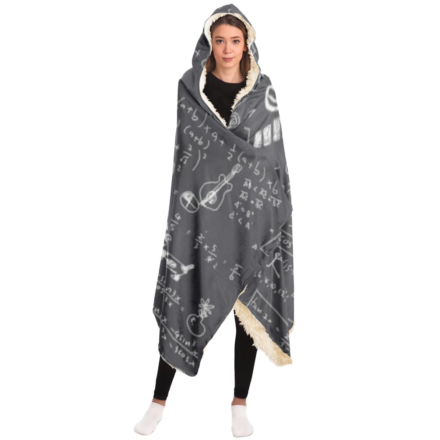 Maths Hooded Blanket