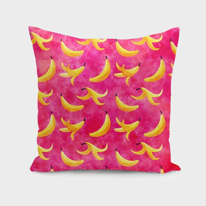 The Pillow pillows 16" x 16" Bananas Cushion/Pillow