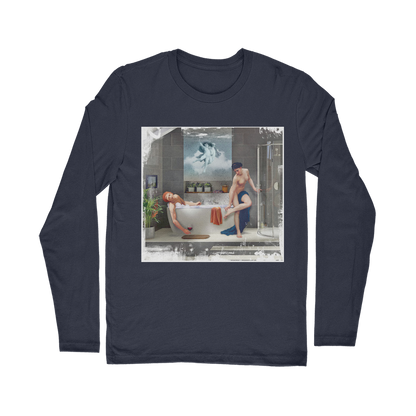 VIRGIN TEEZ Long sleeves T-shirt NAVY / Unisex / S Bathtime Classic Long Sleeve T-Shirt