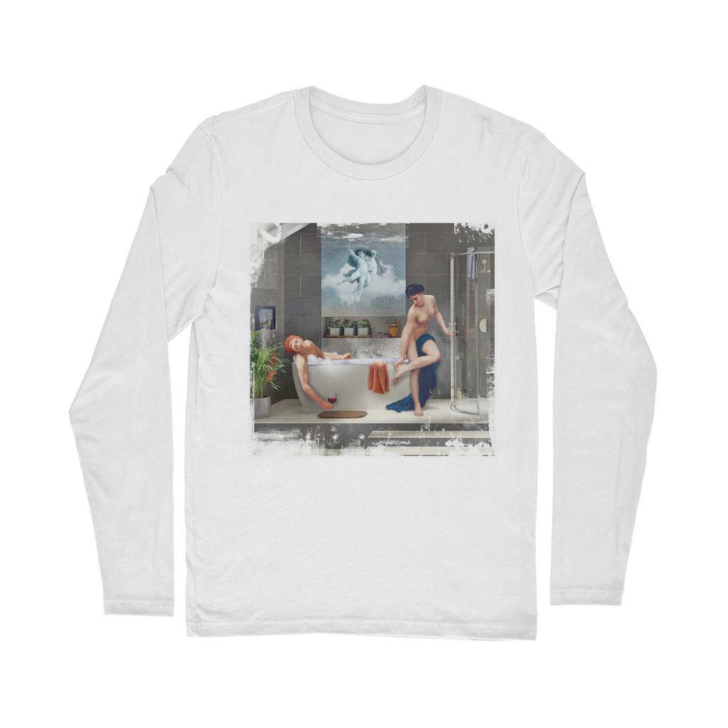 VIRGIN TEEZ Long sleeves T-shirt White / Unisex / S Bathtime Classic Long Sleeve T-Shirt