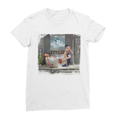 VIRGIN TEEZ Women T-shirt White / Female / S Bathtime Classic Women's T-Shirt