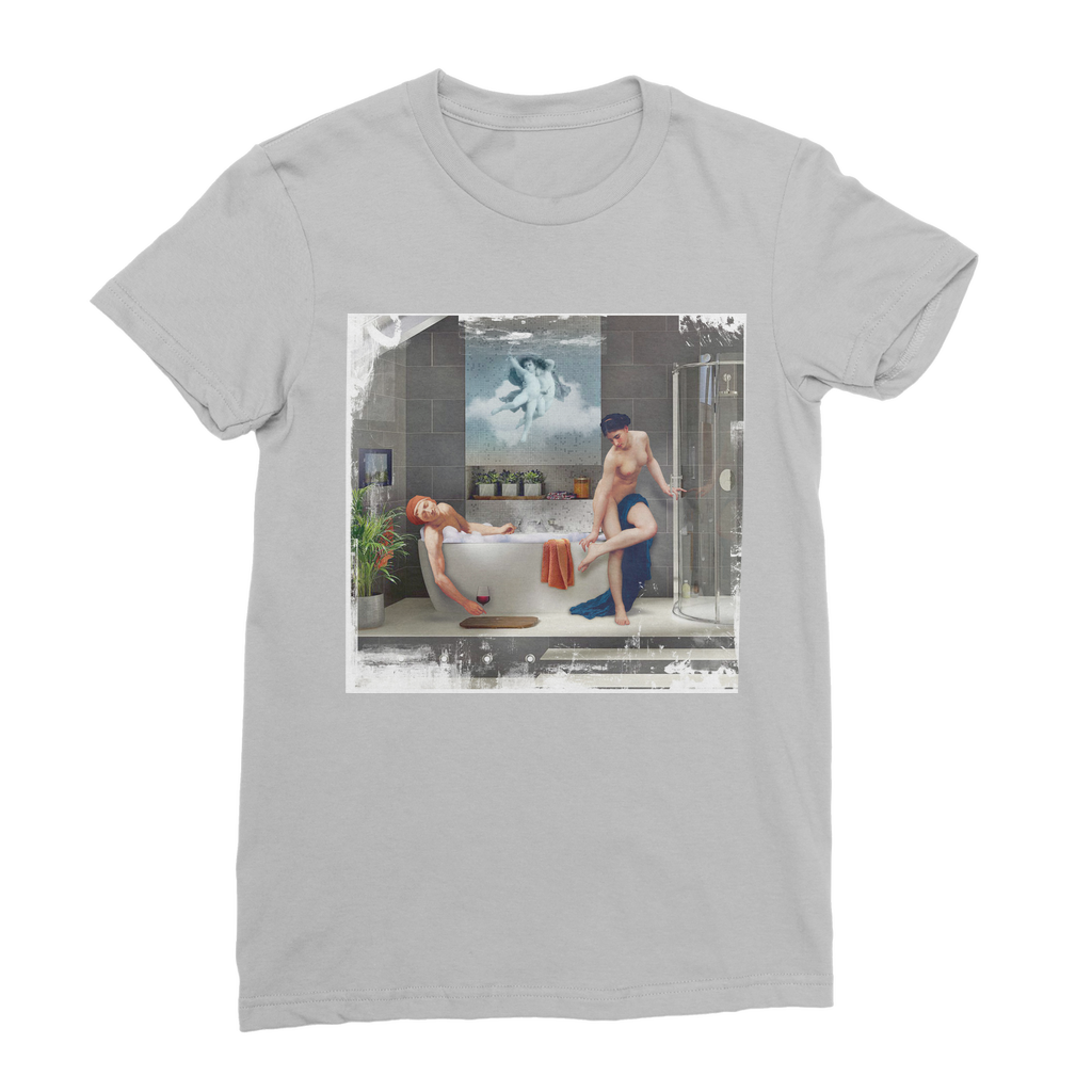 VIRGIN TEEZ Women T-shirt Light Grey / Female / S Bathtime Classic Women's T-Shirt