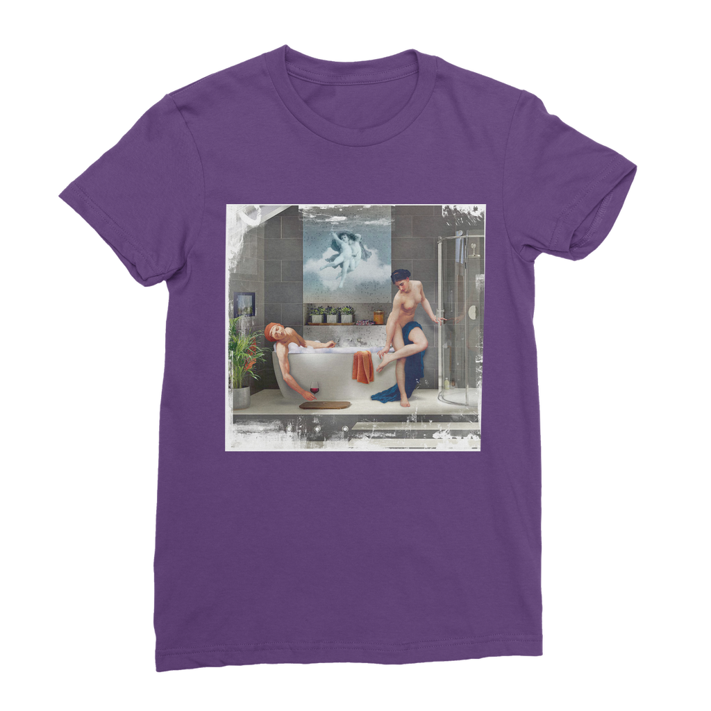 VIRGIN TEEZ Women T-shirt Purple / Female / S Bathtime Classic Women's T-Shirt