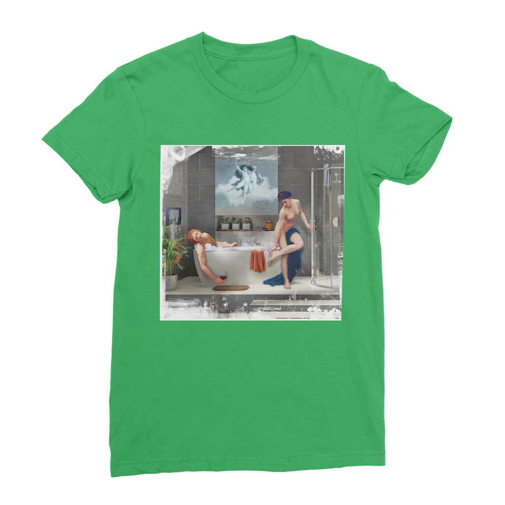 VIRGIN TEEZ Women T-shirt Irish Green / Female / S Bathtime Classic Women's T-Shirt