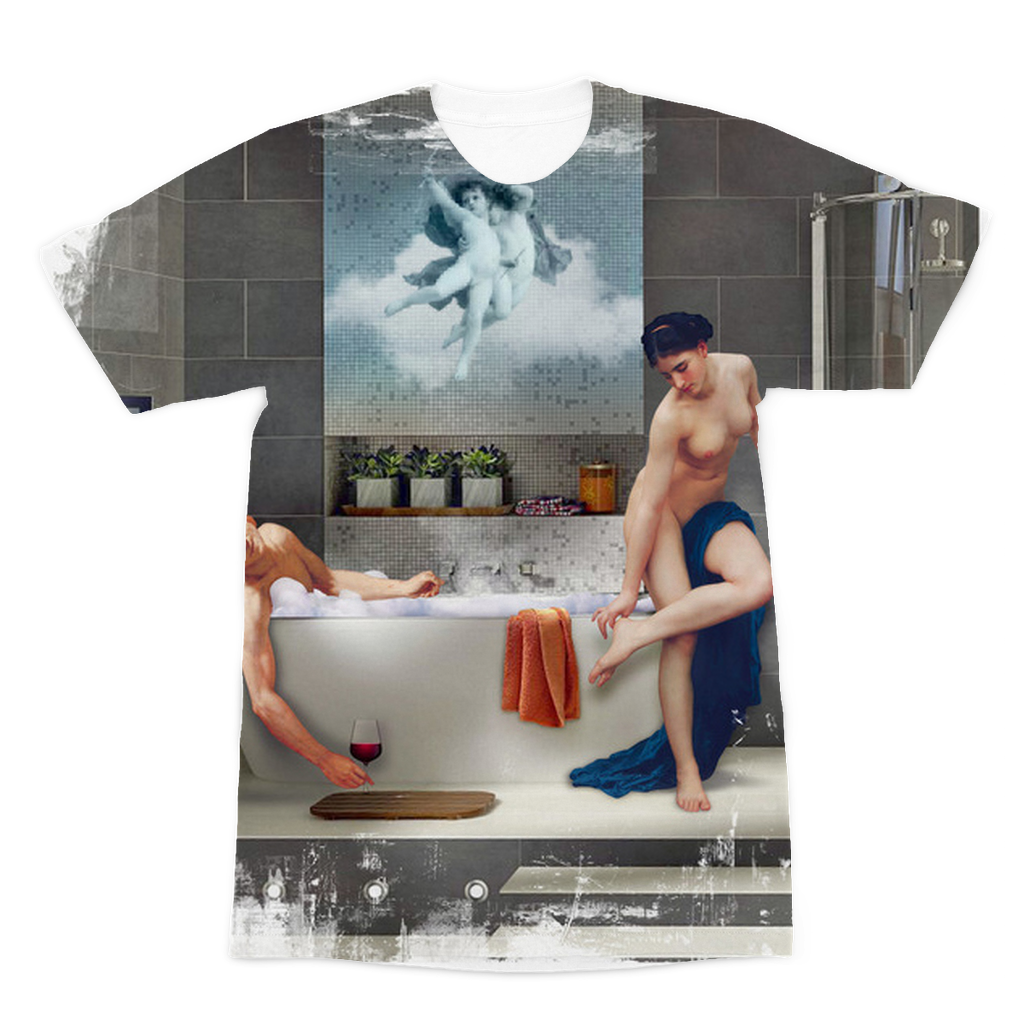 Bathtime Premium Sublimation Adult T-Shirt - Sublimation T-Shirt