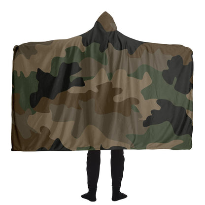 Camouflage Seamless Hooded Blanket