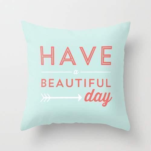 The Pillow pillows 16" x 16" Beautiful Day Cushion/Pillow