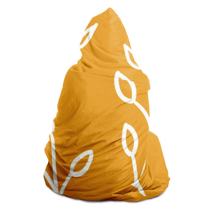 Feeling of lightness pattern - Mellow Yellow Poster Hooded Blanket