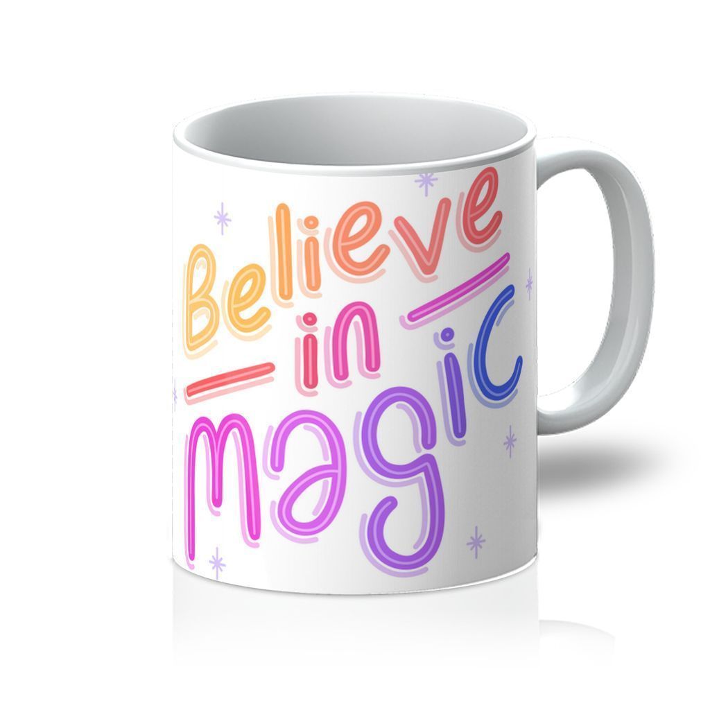 VIRGIN TEEZ Homeware 11oz Believe in magic Mug