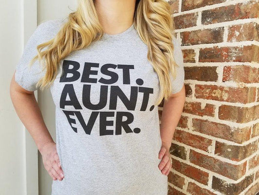 Virgin Teez T-SHIRT Best Aunt Ever T-shirt