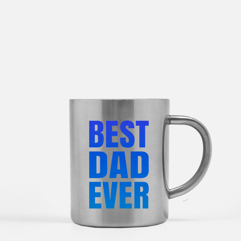 Best Dad Ever Gold & Silver Mug