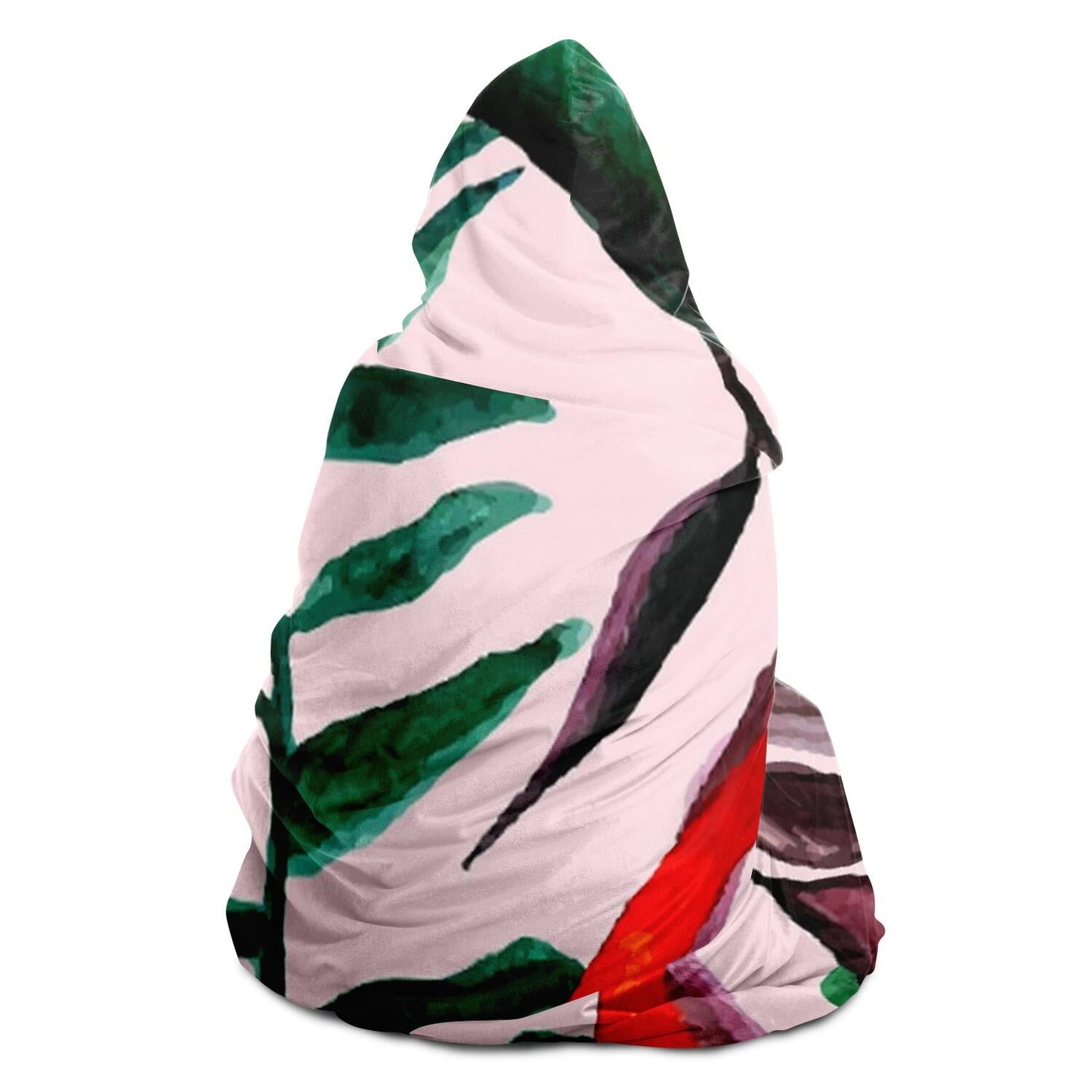 Tropical Garden PosterHooded Blanket