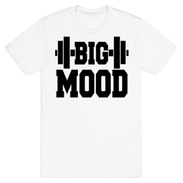 GYM FIT T-SHIRT BIG MOOD WEIGHTS T-SHIRT