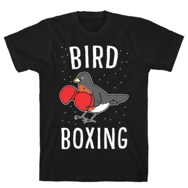 GYM FIT T-SHIRT BIRD BOXING T-SHIRT