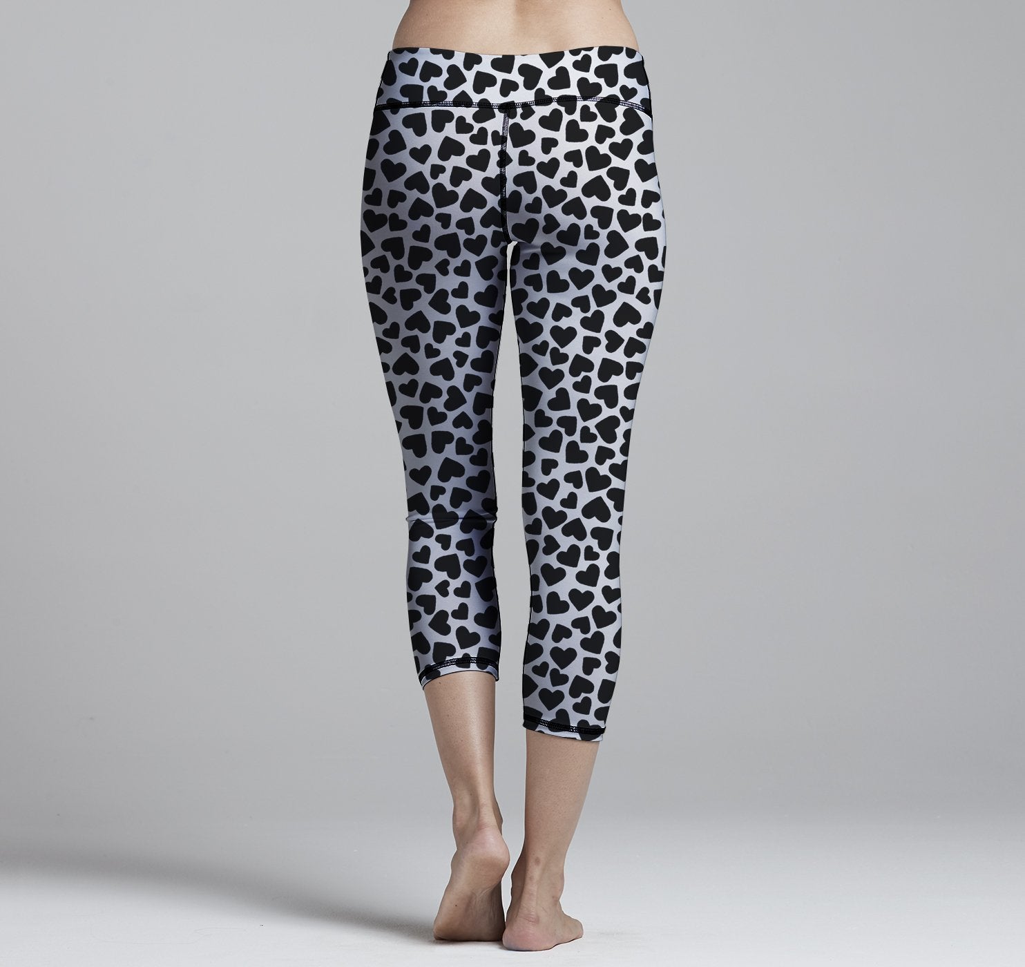 Virgin Teez Leggings Black Hearts Legging