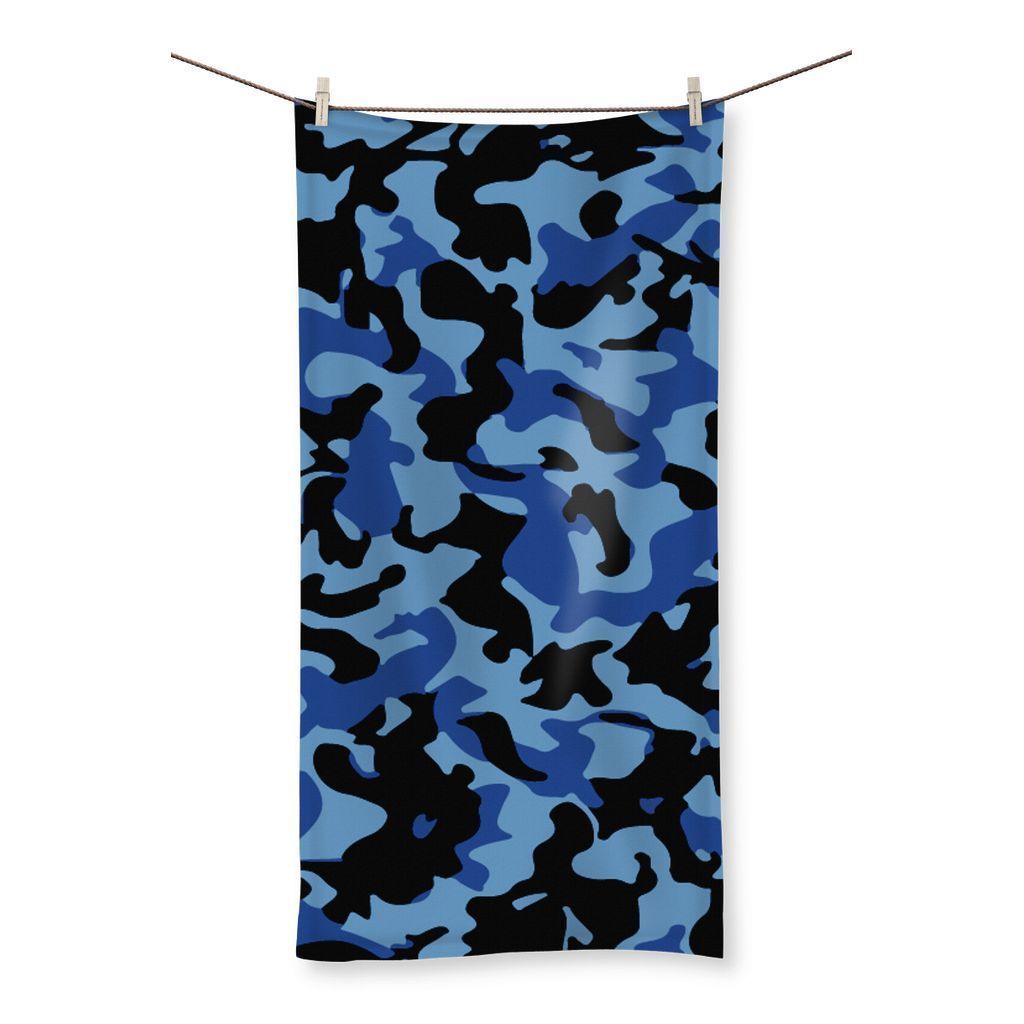 kite.ly Homeware 19.7"x39.4" Blue Camo 2 Beach Towel