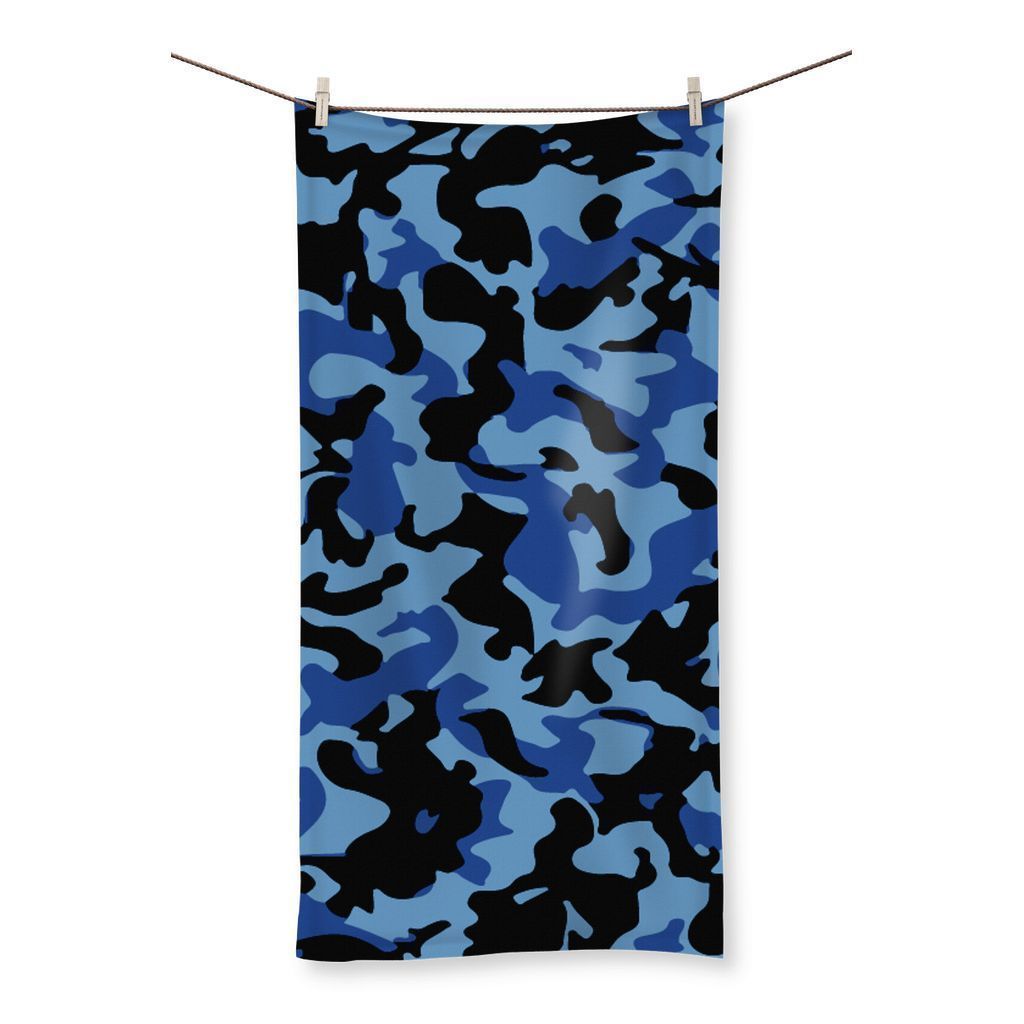 kite.ly Homeware 27.5"x55.0" Blue Camo 2 Beach Towel