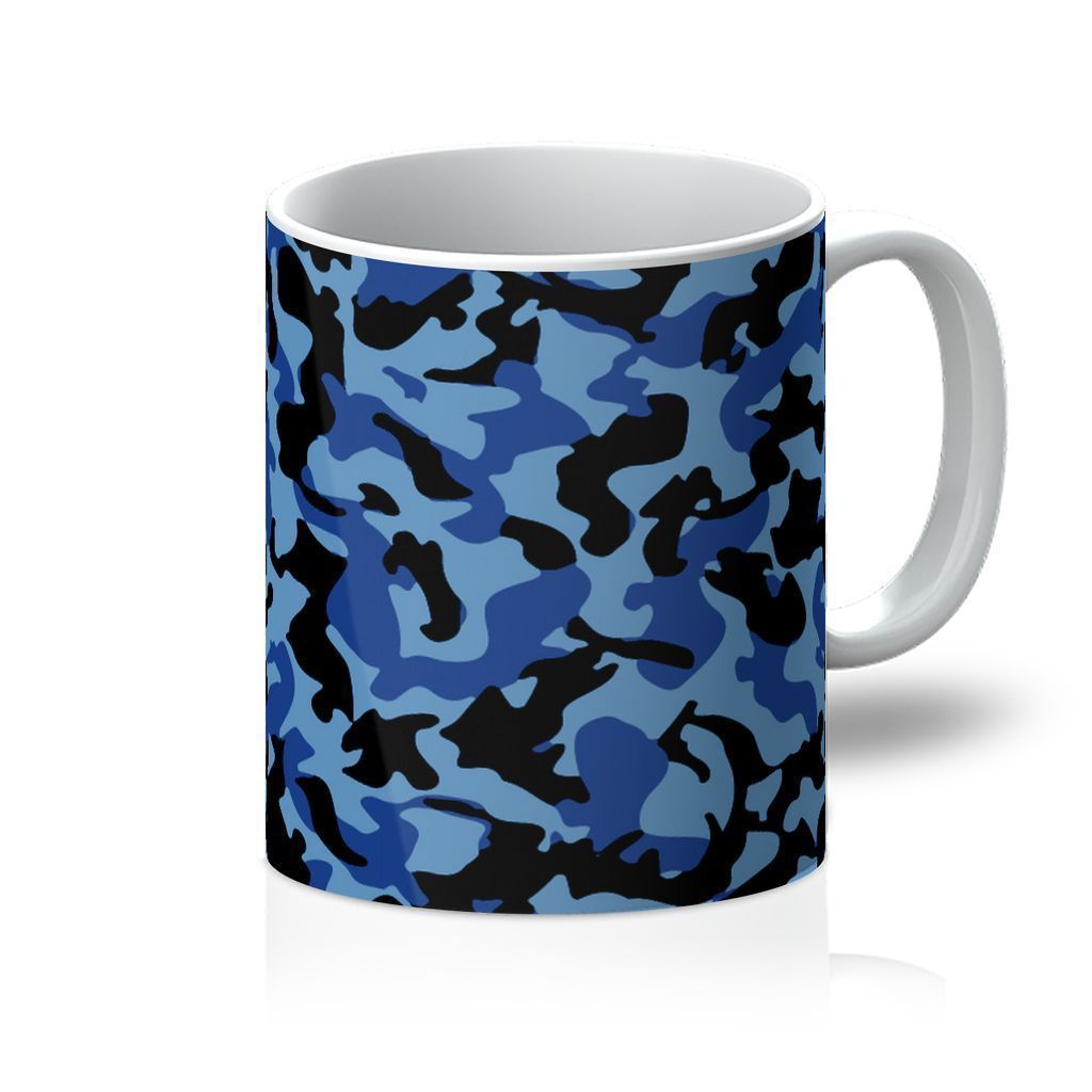 VIRGIN TEEZ Homeware 11oz Blue Camo 2 Mug