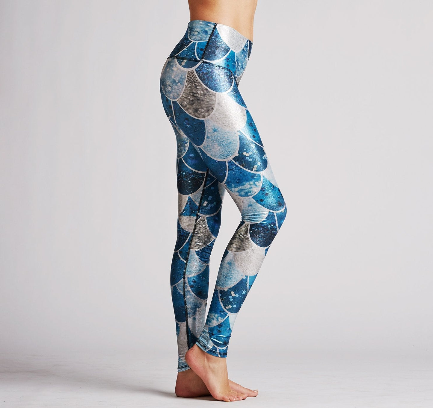 Virgin Teez Leggings Blue Pattern Legging