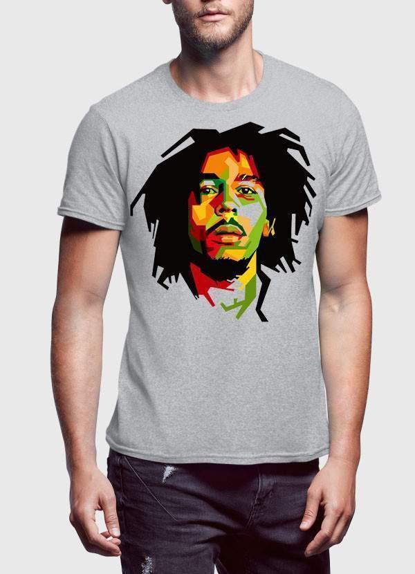 Bob Marley T-SHIRT Small / Black Bob Marley Be Happy Half Sleeve Men T-Shirt