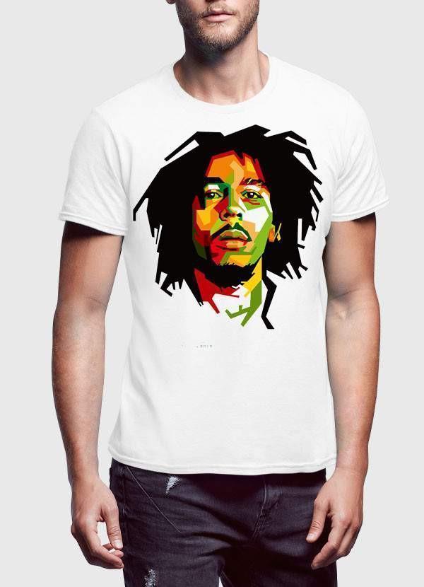 Bob Marley T-SHIRT Small / Black Bob Marley Be Happy Half Sleeve Men T-Shirt