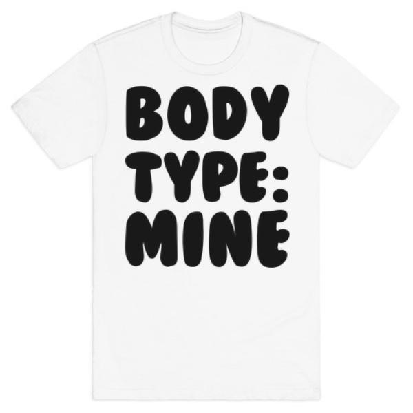 GYM FIT T-SHIRT BODY TYPE MINE T-SHIRT