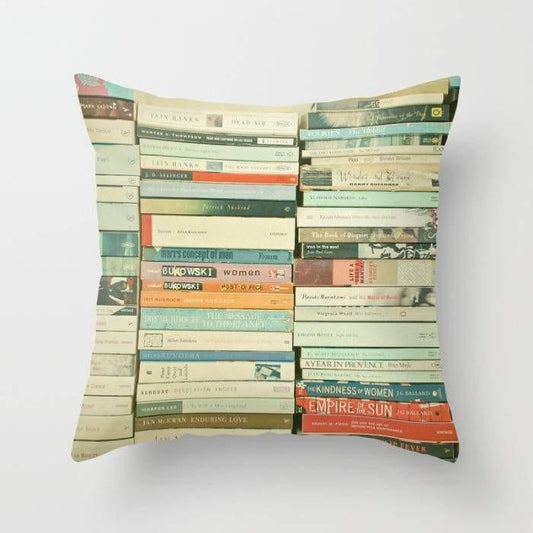 The Pillow pillows 16" x 16" Bookworm Cushion/Pillow