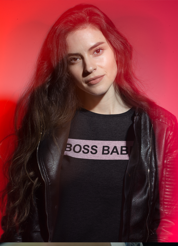 Virgin Teez Women T-Shirt Boss Babe Women T-shirt