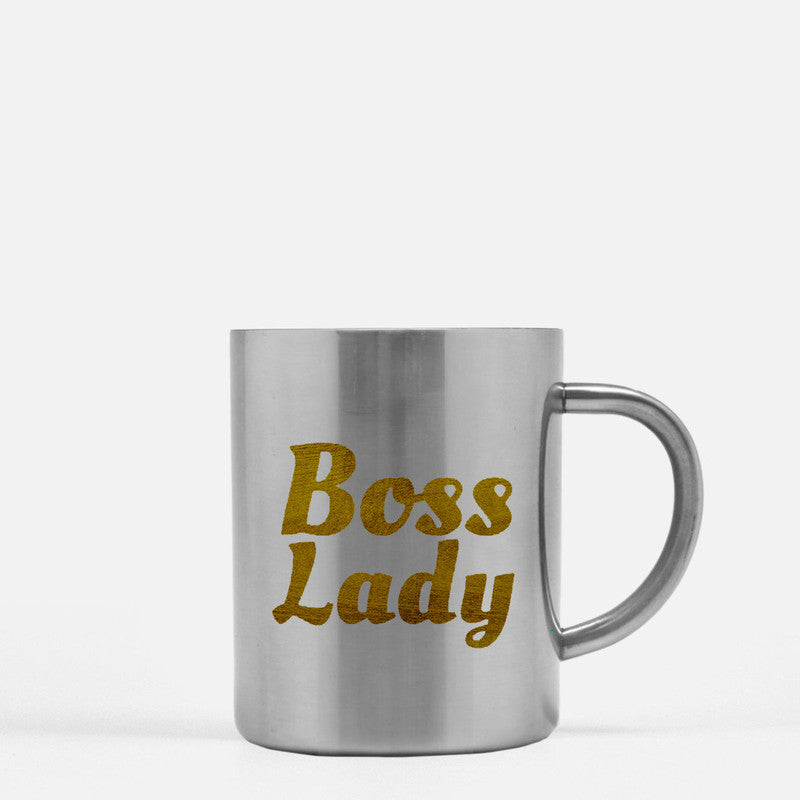 Boss Lady Gold & Silver Mug