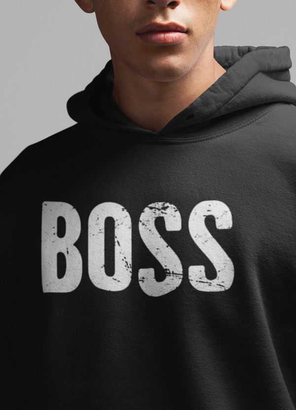 Virgin Teez Pull Over Hoodie Small Boss Man Hoodie