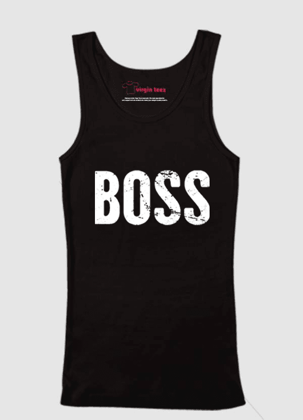 Virgin Teez Tank Top SMALL / Black Boss Tank Top