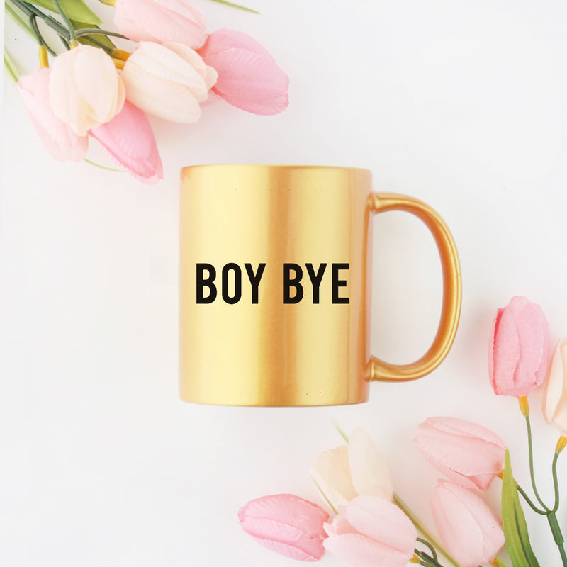 Boy Bye Gold & Silver Mug