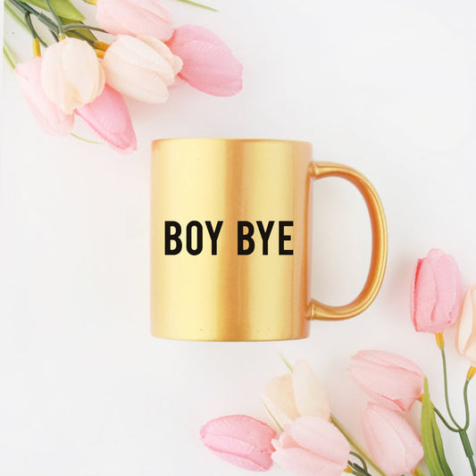 Boy Bye Gold & Silver Mug