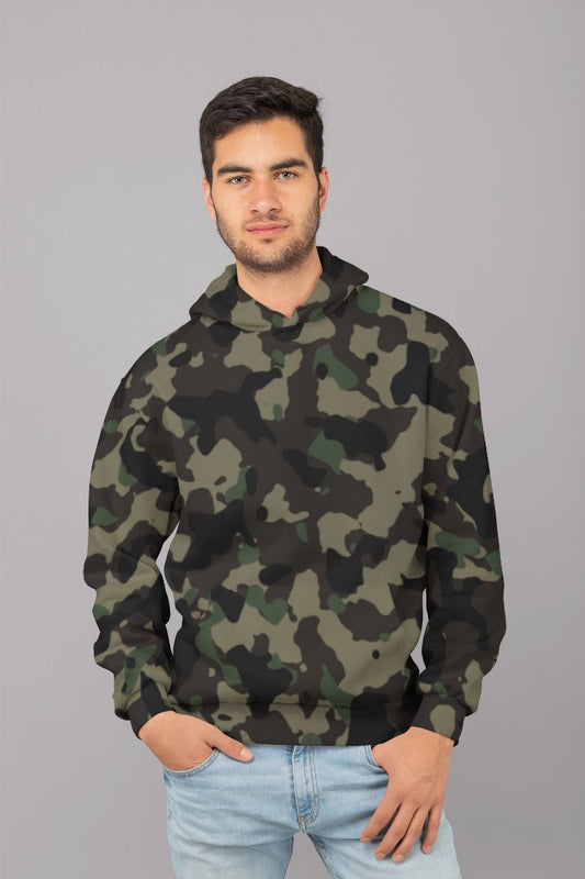 Camoflage seamless UNISEX Sublimation Hoodie