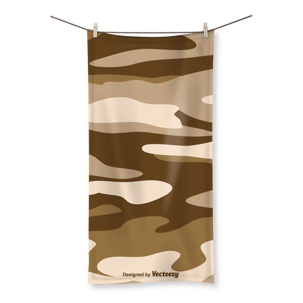 kite.ly Homeware 27.5"x55.0" Camofludge 12 Beach Towel